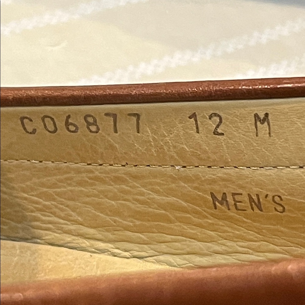 Cole Haan Cognac Leather Loafer size 12M - Picture 6 of 9